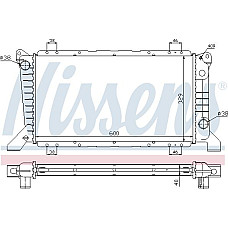 Radiator. racire motor Radiator motor Manual se potriveste. FORD TRANSIT TRANSIT TOURNEO 2.4D-2.5D FORD TRANSIT (E_), Van, 06.1994 - 07.2000 Nissens 62241A