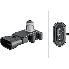 Senzor presiune galerie admisie CHEVROLET CAVALIER III, Sabrioleta, 10.1994 - 09.2003 HELLA 6PP 358 152-141