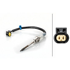 Senzor. temperatura gaze evacuare Senzor temperatura evacuare inainte de DPF MERCEDES C C204 C W204 C T-MODEL S20 MERCEDES-BENZ SLK (R172), Sabrioleta, 01.2011 - HELLA 6PT 014 495-041