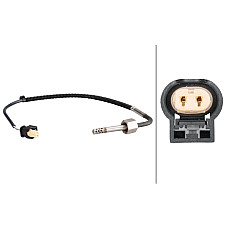 Senzor. temperatura gaze evacuare Senzor temperatura evacuare inainte de DPF MERCEDES C CL203 C W203 C T-MODEL S2 MERCEDES-BENZ VITO Tourer (W447), Autobuz, 10.2014 - HELLA 6PT 010 376-201