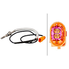 Senzor. temperatura gaze evacuare Senzor temperatura evacuare dupa DPF SEAT EXEO EXEO ST VW CADDY III CADDY III-M VW TOURAN (1T1, 1T2), Dubita, 02.2003 - 05.2010 HELLA 6PT 010 376-211