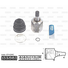 cap planetara AUDI A3 (8P1) PASCAL G7W029PC