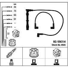 Set fise bujii VW GOLF III (1H1), Hatchback, 08.1991 - 07.1998 NGK 0945