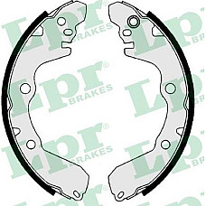 Set saboti frana spate CHRYSLER SEBRING HYUNDAI SANTAMO MITSUBISHI COLT IV LANCER V SANTAMO SPACE SPACE RUNNER 1. MITSUBISHI SPACE WAGON (N3_W, N4_W), Dubita, 05.1991 - 11.2000 LPR 09680