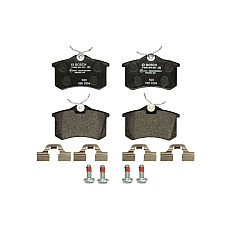 Set placute frana.frana disc Set placute frana Spate cu instructiuni de montare cu suruburi se potriveste. DS DS 3 AUDI A1 A1 AL RENAULT MEGANE IV Grandtour (K9A/M/N_), Turism, 04.2016 - BOSCH 0 986 494 621