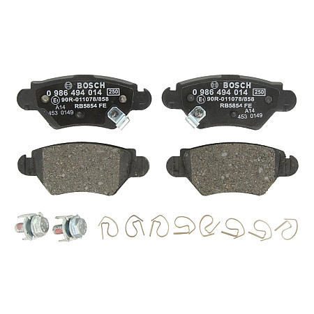 Set placute frana.frana disc Set placute frana punte spate OPEL ASTRA F CLASSIC G ZAFIRA A B CHERVROLET CORSA 1.2-2.2 08.94- OPEL ASTRA G (T98), Hatchback, 02.1998 - 12.2009 BOSCH 0 986 494 014
