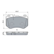 Set placute frana.frana disc Set placute frana Fata se potriveste. MERCEDES C A205 C C205 C T-MODEL S205 C W205 1.5-2.2DH 12.13 MERCEDES-BENZ C-CLASS T-Model (S205), Turism, 09.2014 - BOSCH 0 986 494 777