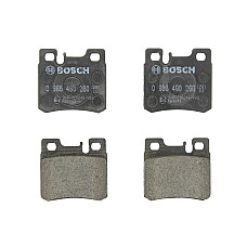 Set placute frana.frana disc Set placute frana Spate se potriveste. MERCEDES 124 A124 124 C124 124 T-MODEL S124 124 W124 190 W2 MERCEDES-BENZ E-CLASS (A124), Sabrioleta, 05.1993 - 03.1998 BOSCH 0 986 490 260