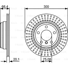 Disc frana BMW 1 (5 door) I (E87), Hatchback, 02.2003 - 01.2013 BOSCH 0 986 479 045