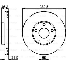 Disc frana VW PASSAT Variant IV (3A5, 35I), Turism, 02.1988 - 06.1997 BOSCH 0 986 479 C81