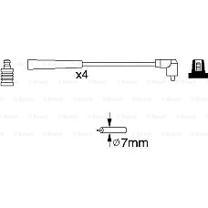 Set fise bujii FIAT MAREA Weekend (185_), Turism, 09.1996 - 12.2007 BOSCH 0 986 356 818