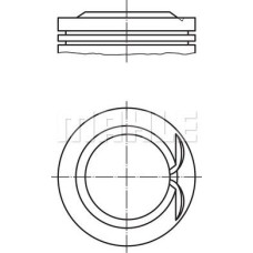 Piston PEUGEOT 207 (WA_, WC_), Hatchback, 02.2006 - 12.2015 MAHLE 040 25 00