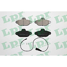 Set placute frana.frana disc Set placute frana Fata FIAT CINQUECENTO PANDA PUNTO SEICENTO - 600 FORD KA LANCIA Y FIAT SEICENTO / 600 (187_), Hatchback, 11.1997 - 01.2010 LPR 05P462