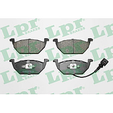 Set placute frana.frana disc Set placute frana Fata AUDI A2 A3 SEAT ALTEA ALTEA XL LEON TOLEDO II TOLEDO III SKOD VW JETTA III (1K2), Sedan, 09.2004 - 10.2010 LPR 05P692