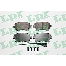 Set placute frana.frana disc Set placute frana Spate VW MULTIVAN V TRANSPORTER V 1.9D-3.2 04.03-08.15 VW TRANSPORTER VI (SGB, SGG, SGJ), Autobuz, 04.2015 - LPR 05P1206