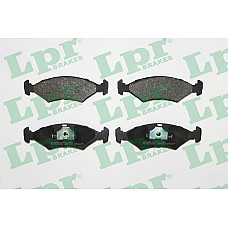 Set placute frana.frana disc Set placute frana Fata FERRARI 208-308 328 GTB 328 GTS MONDIAL FORD ESCORT III ESCOR FORD ESCORT 81 III (AVA), 01.1981 - 02.1986 LPR 05P233