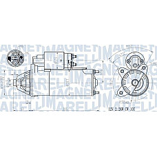 Electromotor 12V 22kW FORD ESCORT CLASSIC ESCORT IV ESCORT V ESCORT V EXPRESS ESCORT VI FIESTA FIESTA III FI FORD FIESTA IV (JA_, JB_), Hatchback, 08.1995 - 06.2006 Magneti Marelli 063720613010