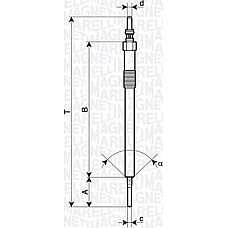 Bujie incandescenta Bujii incandescente MERCEDES CLS C218 CLS SHOOTING BRAKE X218 E A207 E C207 E T-MODEL S212 E MERCEDES-BENZ E-CLASS (C207), Compartiment, 01.2009 - 12.2016 Magneti Marelli 062900137304