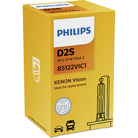 Bec xenon D2S 85V 35W P32D-2, cutie, PHILIPS 85122VIC1
