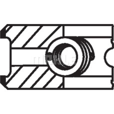 Set segmenti piston Inele de 115mm STD 3 25 4 IVECO IVECO CITYCLASS EUROTECH MH EUROTRAKKER IVECO EUROTRAKKER, 01.1993 - 11.2004 MAHLE 009 96 N0