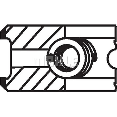 Set segmenti piston CITROEN JUMPY (BS_, BT_, BY_, BZ_), Van, 06.1994 - 10.2006 MAHLE 039 24 N0