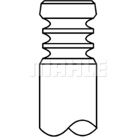 Supapa evacuare 41x9x153 supapa de evacuare MAN 6mm D2066LF31-32-33-35 LOH02-03-04 LUH12-13-14-15 Euro 4 MAN TGA (H36), 03.2000 - MAHLE 227 VA 30957 000