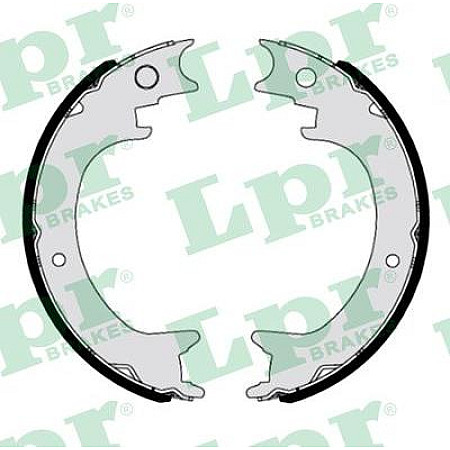 Sabot frana Set saboti frana spate MITSUBISHI PAJERO IV 3.2D-3.8 10.06- MITSUBISHI PAJERO IV (V9_, V8_, V8_V), Van, 11.2006 - LPR 01198