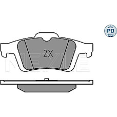 Set placute frana MAZDA 3 (BL), Hatchback, 12.2008 - 09.2014 Meyle 025 241 3717/PD