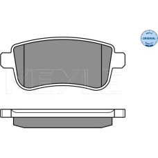 Set placute frana RENAULT MEGANE III (BZ0/1_, B3_), Hatchback, 11.2008 - Meyle 025 248 2015