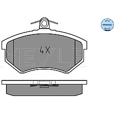 Set placute frana VW VENTO (1H2), Sedan, 11.1991 - 09.1998 Meyle 025 206 6919