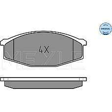 Set placute frana NISSAN CABSTAR (F22, H40), Cadru de sprijin, 01.1982 - 09.1993 Meyle 025 208 6316