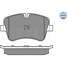Set placute frana MERCEDES-BENZ CLC-CLASS (CL203), Compartiment, 05.2008 - 06.2011 Meyle 025 231 4419