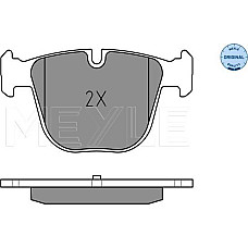 Set placute frana BMW X5 - III (F15, F85), Crossover, 08.2013 - 07.2018 Meyle 025 237 3017