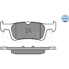 Set placute frana FORD FIESTA VII, Van, 09.2018 - Meyle 025 228 0714