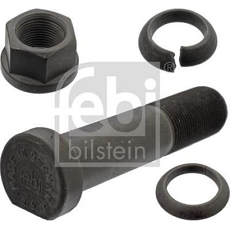 Surub roata Sruba Kola M22x15 x110-121mm lungime filet 40mm Otel cu piulita cu saiba MERCEDES ACTROS ACTROS MP2 - MERCEDES-BENZ AXOR, 09.2001 - 12.2005 Febi Bilstein 07949