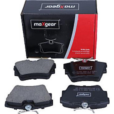 Set placute frana NISSAN NV300 (X82), Cadru de sprijin, 09.2016 - Maxgear 19-0446
