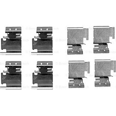 Set accesorii. placute frana Kit montare placute frana Spate se potriveste. AUDI A1 A3 FIAT DOBLO-MINIVAN SKODA OCTAVIA II SUPER SKODA SUPERB II (3T4), Hatchback, 03.2008 - 05.2015 BOSCH 1 987 474 312