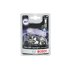 Bec. far faza lunga Light bulb Set 2pcs H7 12V 55W PX26D up to 120 greater brightness Gigalight Plus 120 OPEL ASTRA J (P10), Hatchback, 09.2009 - 10.2015 BOSCH 1 987 301 426