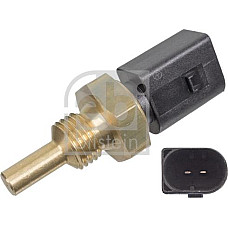 Senzor.temperatura lichid de racire Senzor temperatura lichid racire numar pini. 2 dimensiune cheie. 22mm negru M MERCEDES-BENZ VARIO, Camion de gunoi, 09.1996 - Febi Bilstein 100982