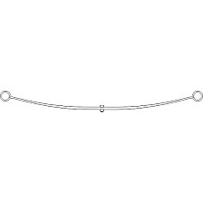 Pachet arc cu foi IVECO DAILY IV (C50), Van, 05.2006 - 03.2012 CS Germany 10.673.890.00