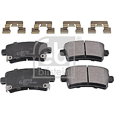 Set placute frana.frana disc Set placute frana Spate CHEVROLET MALIBU OPEL INSIGNIA A INSIGNIA A COUNTRY SAAB 9-5 OPEL INSIGNIA A (G09), Sedan, 07.2008 - 03.2017 Febi Bilstein 116147