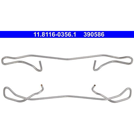 Arc, etrier frana PEUGEOT 407 (6C_), Compartiment, 10.2005 - ATE 11.8116-0356.1