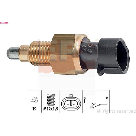 Comutator, lampa marsalier VAUXHALL CORSAVAN Mk II (X01), Hatchback Van, 09.2000 - 11.2006 EPS 1.860.073