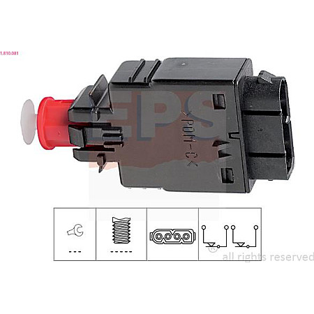 Comutator lumini frana BMW Z3 (E36), Roadster, 10.1995 - 01.2003 EPS 1.810.081