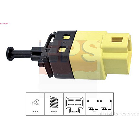 Comutator lumini frana CHEVROLET NUBIRA (KLAN), Turism, 01.2005 - 12.2011 EPS 1.810.264
