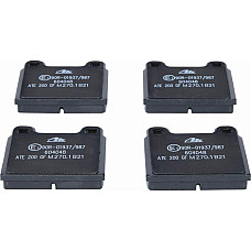 Set placute frana OPEL COMMODORE B, Sedan, 01.1972 - 07.1978 ATE 13.0460-4048.2