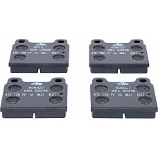 Set placute frana OPEL REKORD C, Compartiment, 08.1966 - 12.1971 ATE 13.0460-6027.2