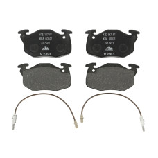 Set placute frana.frana disc Set placute frana Fata PEUGEOT 205 205 I 205 II 305 II 309 309 I 309 II 405 I 405 II PEUGEOT 405 I Break (15E), Turism, 06.1987 - 08.1992 ATE 13.0460-3911.2