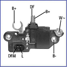 Regulator, alternator VW BORA Variant (1J6), Turism, 05.1999 - 05.2005 Hitachi 130570