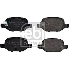 Set placute frana.frana disc Set placute frana Spate se potriveste. FIAT 500L 0.9-1.6D 09.12- FIAT 500L II (351_, 352_), Hatchback, 09.2012 - Febi Bilstein 173785